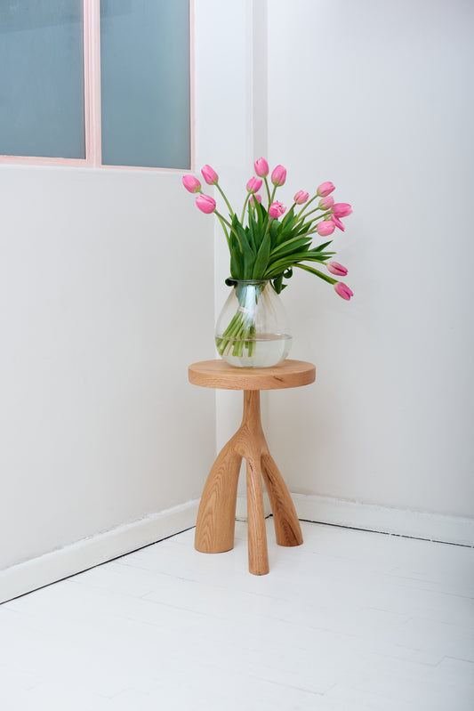 Side Table Tecolli - Oak Finish