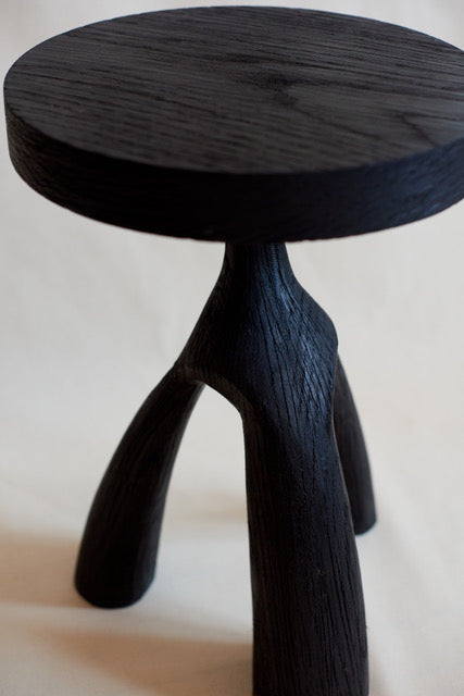 Side Table Tecolli - Yakisugi Finish