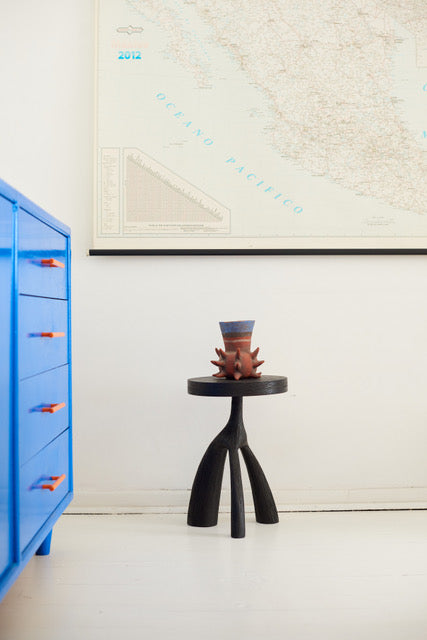 Side Table Tecolli - Yakisugi Finish